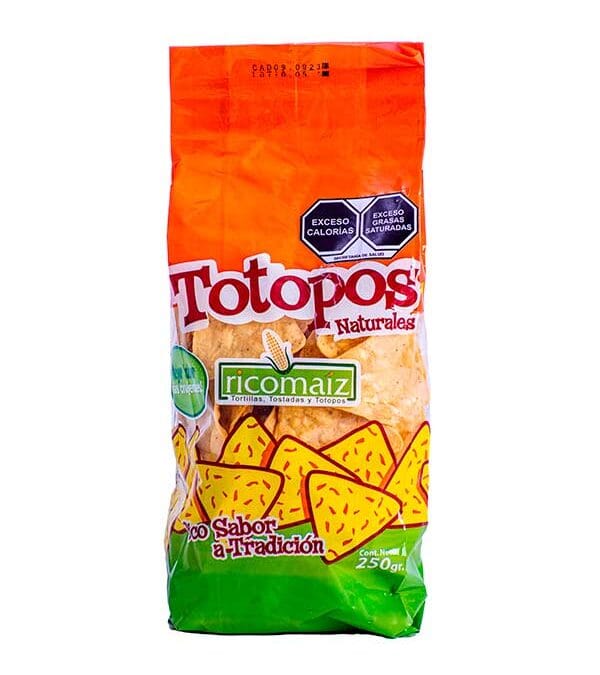 Totopos naturales
