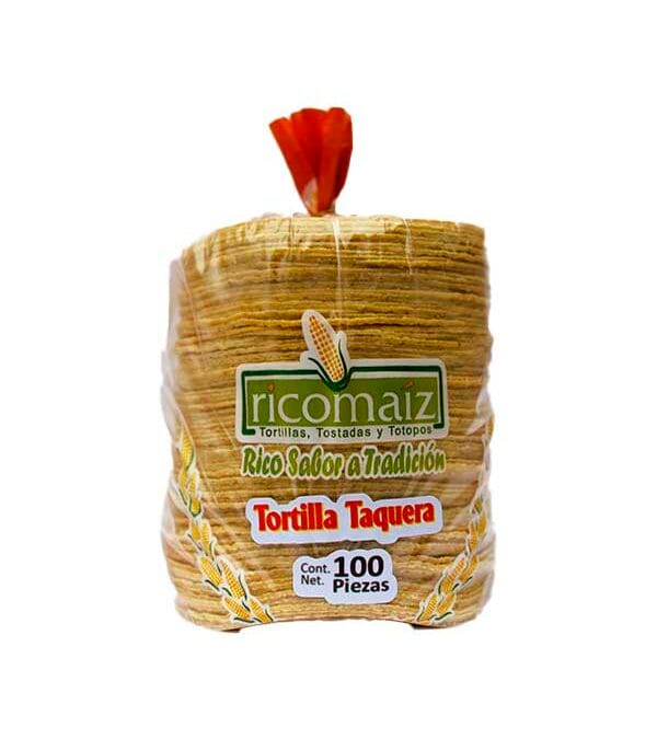 Tortilla taquera de 12 cm
