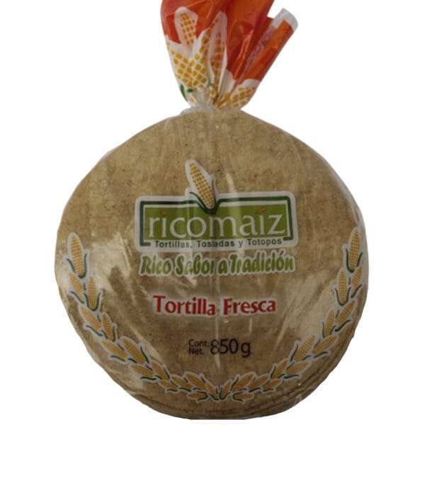 Tortilla fresca amarilla